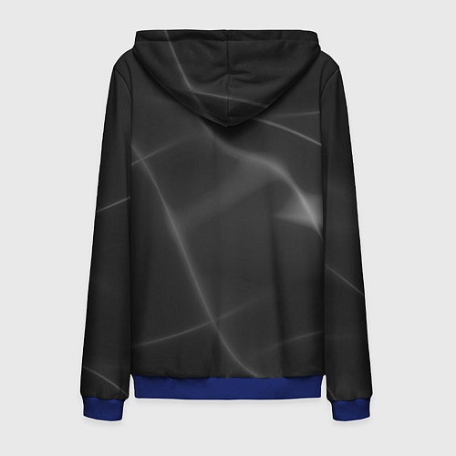 Мужская толстовка на молнии Valhalla / 3D-Синий – фото 2