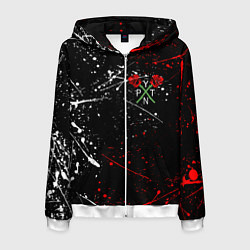 Толстовка 3D на молнии мужская Payton Moormeier: TikTok, цвет: 3D-белый