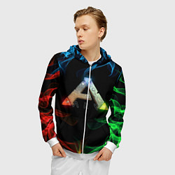 Толстовка 3D на молнии мужская Ark Survival Evolved, цвет: 3D-белый — фото 2