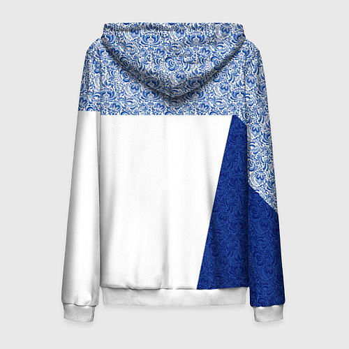 Мужская толстовка на молнии Форма России / 3D-Белый – фото 2