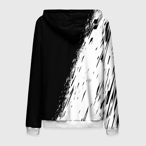 Мужская толстовка на молнии AUDI / 3D-Белый – фото 2