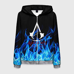 Толстовка 3D на молнии мужская Assassin??s Creed, цвет: 3D-меланж