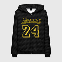 Толстовка 3D на молнии мужская Kobe Bryant, цвет: 3D-черный