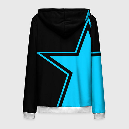 Мужская толстовка на молнии ВДВ / 3D-Белый – фото 2