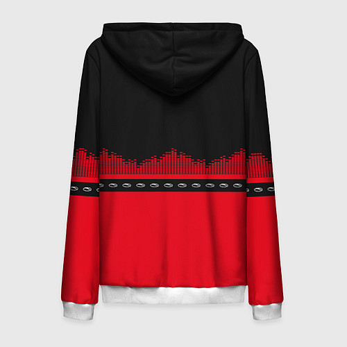 Мужская толстовка на молнии ASOT Let The Music Guide You / 3D-Белый – фото 2