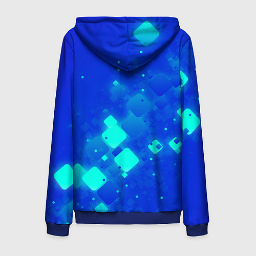 Мужская толстовка на молнии ROBLOX / 3D-Синий – фото 2