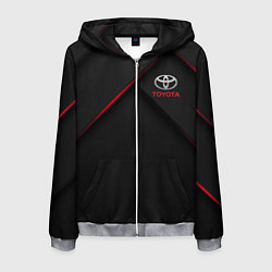 Мужская толстовка на молнии TOYOTA