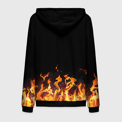 Мужская толстовка на молнии Metallica / 3D-Черный – фото 2