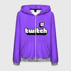 Мужская толстовка на молнии Twitch