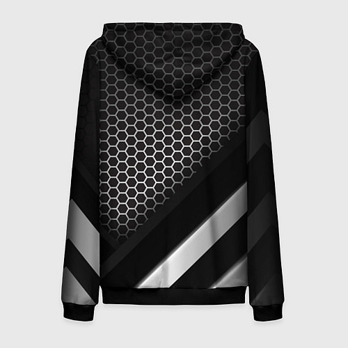 Мужская толстовка на молнии BMW / 3D-Черный – фото 2