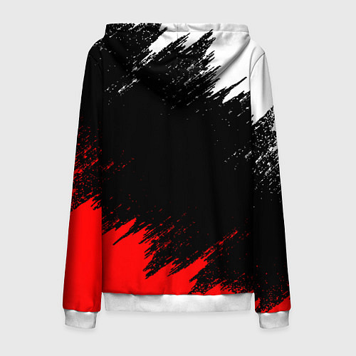 Мужская толстовка на молнии NISSAN GTR / 3D-Белый – фото 2