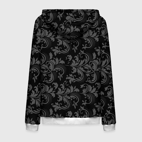 Мужская толстовка на молнии Pyrokinesis / 3D-Белый – фото 2