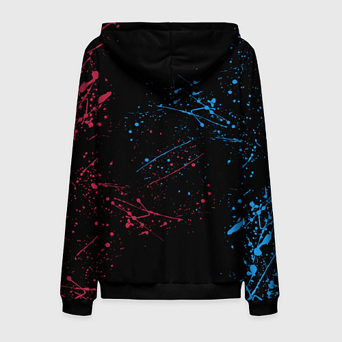 Мужская толстовка на молнии KIMETSU NO YAIBA / 3D-Черный – фото 2