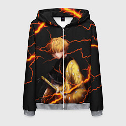 Мужская толстовка на молнии KIMETSU NO YAIBA