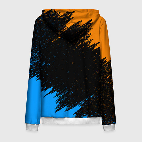 Мужская толстовка на молнии PORTAL / 3D-Белый – фото 2