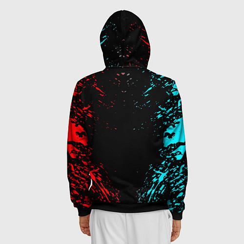 Мужская толстовка на молнии DEVIL MAY CRY / 3D-Черный – фото 4