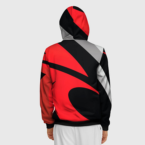 Мужская толстовка на молнии Fortnite / 3D-Черный – фото 4