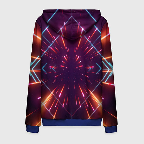 Мужская толстовка на молнии Muse / 3D-Синий – фото 2