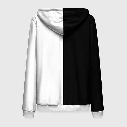 Мужская толстовка на молнии ПОШЛАЯ МОЛЛИ / 3D-Белый – фото 2