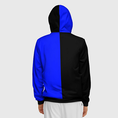 Мужская толстовка на молнии SUBARU / 3D-Черный – фото 4