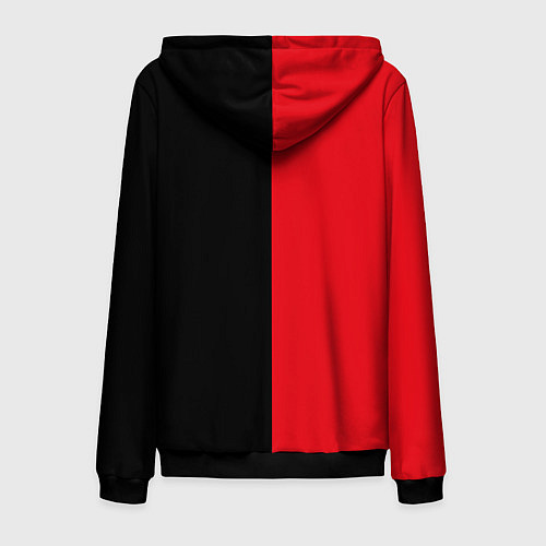 Мужская толстовка на молнии Lamborghini / 3D-Черный – фото 2