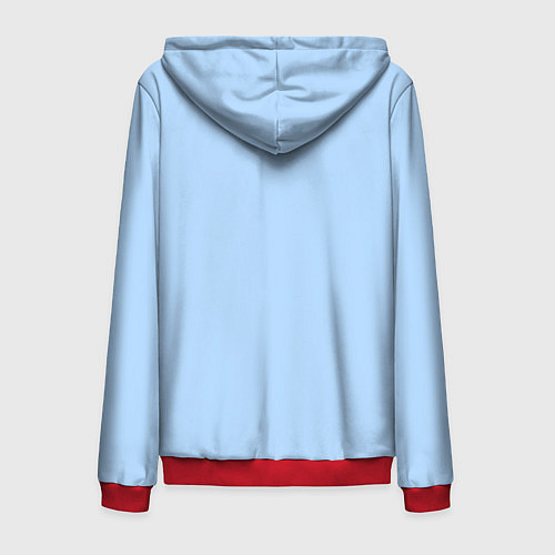 Мужская толстовка на молнии ПОКЕБОЛ / 3D-Красный – фото 2