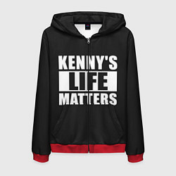 Мужская толстовка на молнии KENNYS LIFE MATTERS