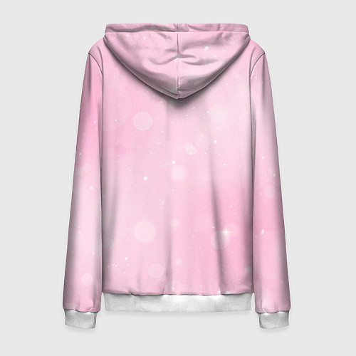 Мужская толстовка на молнии Милый корги / 3D-Белый – фото 2