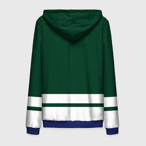 Мужская толстовка на молнии Миннесота Уайлд / 3D-Синий – фото 2