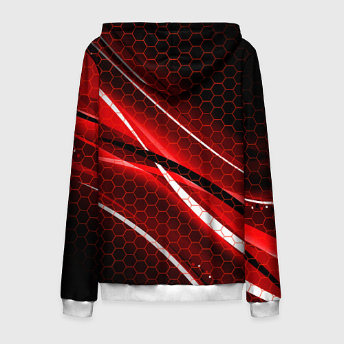 Мужская толстовка на молнии РОССИЯ / 3D-Белый – фото 2