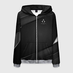Толстовка 3D на молнии мужская Assassins Creed, цвет: 3D-меланж