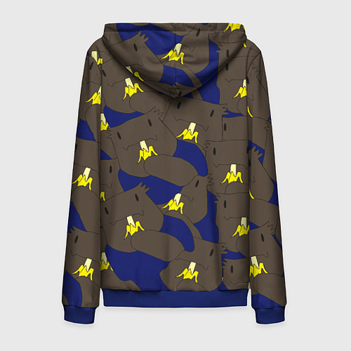 Мужская толстовка на молнии РАК / 3D-Синий – фото 2