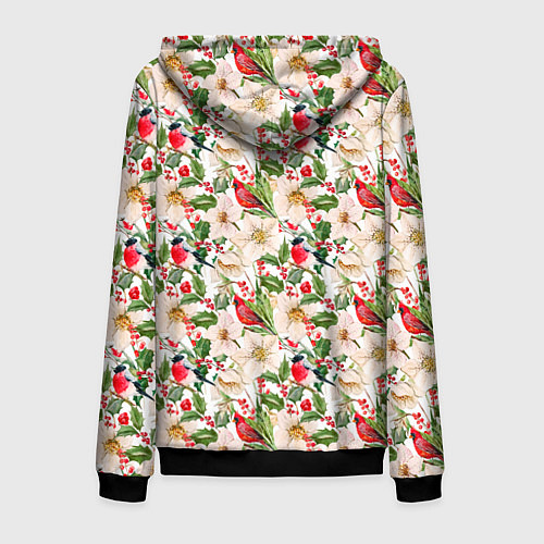 Мужская толстовка на молнии Краски лета / 3D-Черный – фото 2