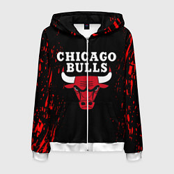 Мужская толстовка на молнии CHICAGO BULLS