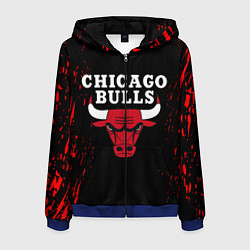 Мужская толстовка на молнии CHICAGO BULLS