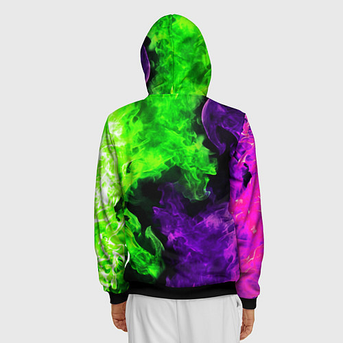 Мужская толстовка на молнии GTA 5 / 3D-Черный – фото 4