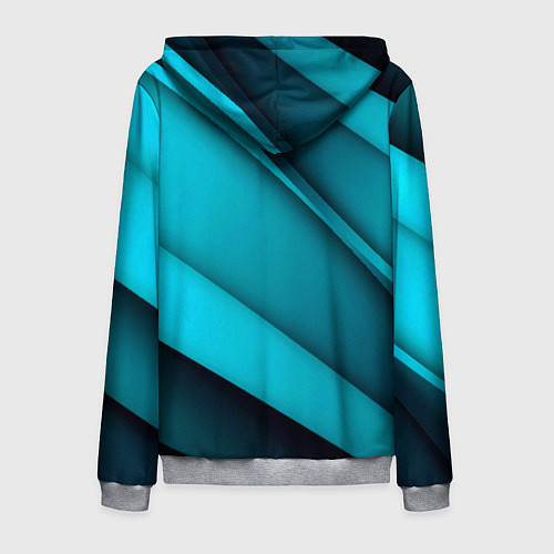 Мужская толстовка на молнии MAZDA / 3D-Меланж – фото 2