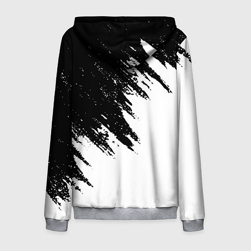 Мужская толстовка на молнии Sabaton / 3D-Меланж – фото 2