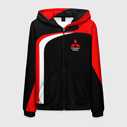 Толстовка 3D на молнии мужская EVO Racer uniform, цвет: 3D-черный