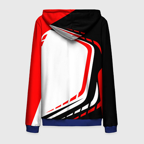 Мужская толстовка на молнии Mitsubishi EVO Uniform / 3D-Синий – фото 2