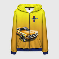 Мужская толстовка на молнии Ford mustang - motorsport