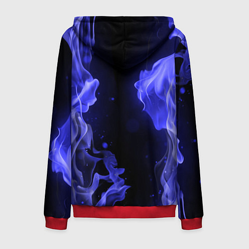 Мужская толстовка на молнии FORD / 3D-Красный – фото 2