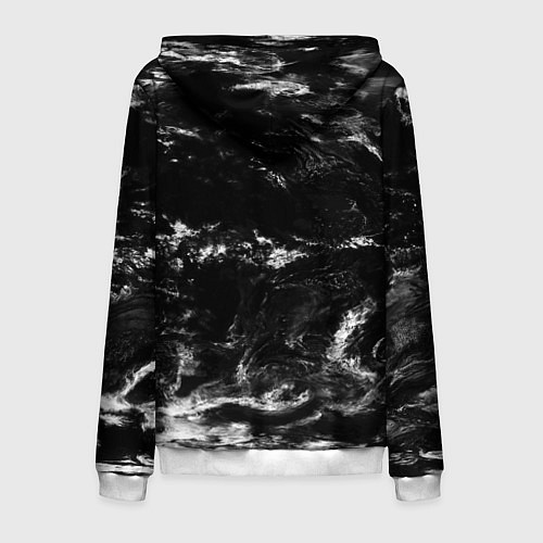 Мужская толстовка на молнии YOU DIED / 3D-Белый – фото 2