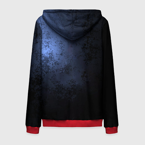 Мужская толстовка на молнии Assassins Creed Valhalla / 3D-Красный – фото 2