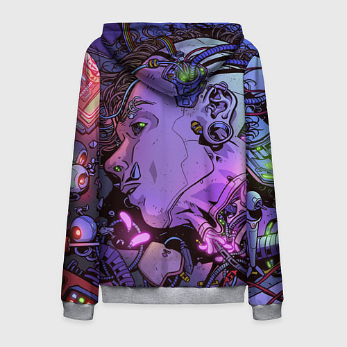 Мужская толстовка на молнии CS GO / 3D-Меланж – фото 2