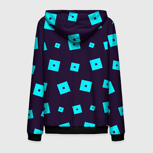 Мужская толстовка на молнии ROBLOX РОБЛОКС / 3D-Черный – фото 2