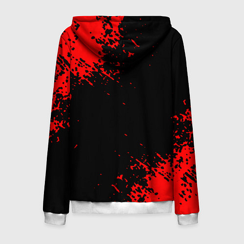 Мужская толстовка на молнии The Witcher / 3D-Белый – фото 2