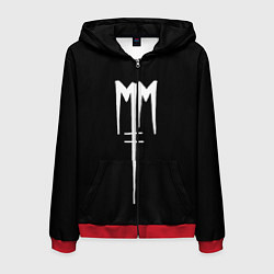 Мужская толстовка на молнии Marilyn Manson