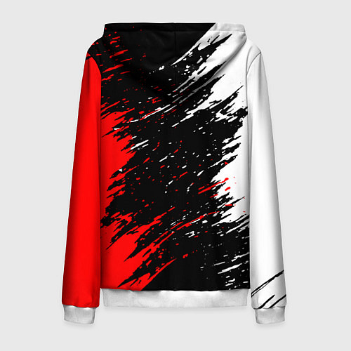 Мужская толстовка на молнии PUBG / 3D-Белый – фото 2