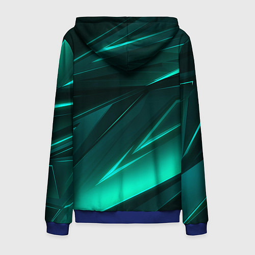 Мужская толстовка на молнии Lexus / 3D-Синий – фото 2